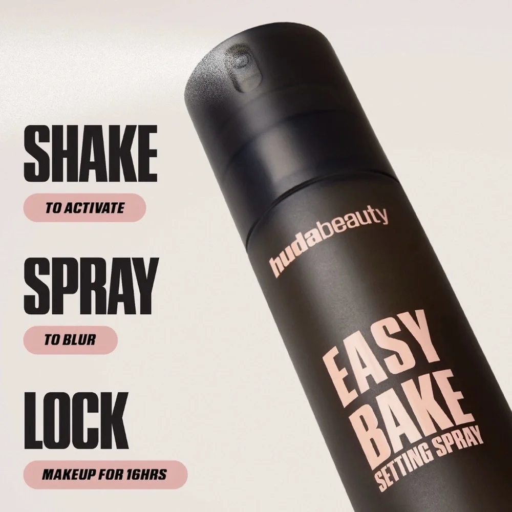 HUDA BEAUTY Easy Bake Setting Spray Full Size - NWOB